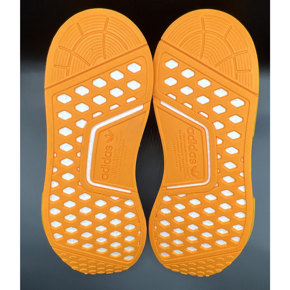 RARE Adidas Originals NMD R1 Shoes Orange Monochrome Boost | Women's Size 7 NEW - Picture 5 of 5